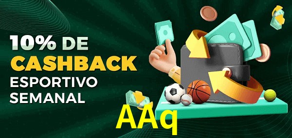 10% de bônus de cashback na AAq